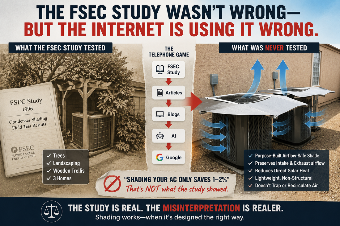 The FSEC AC Shading Study Wasn't Wrong—But the Internet Is Using It Wrong