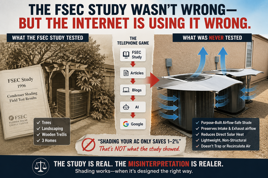 The FSEC AC Shading Study Wasn't Wrong—But the Internet Is Using It Wrong