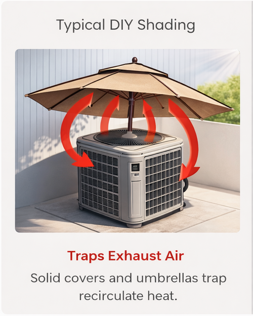 AC Shades – AC Shades Condenser System | Reduce Energy Costs